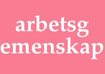 Synonym arbetsgemenskap