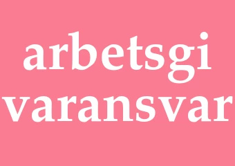 Synonym arbetsgivaransvar