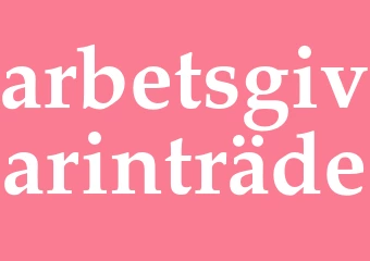 Synonym arbetsgivarinträde