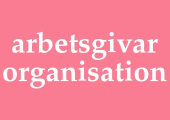Synonym arbetsgivarorganisation