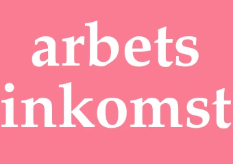 Synonym arbetsinkomst