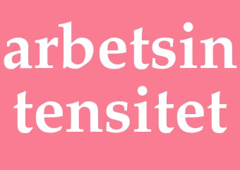 Synonym arbetsintensitet