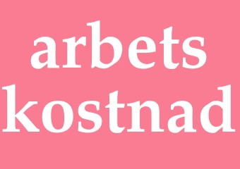Synonym arbetskostnad