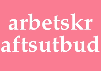 Synonym arbetskraftsutbud