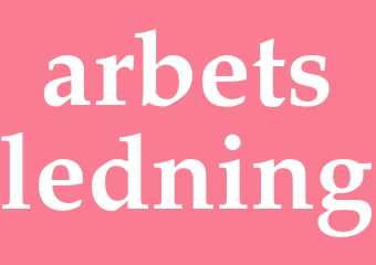 Synonym arbetsledning