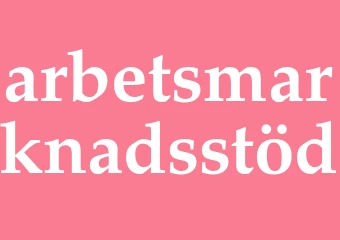 Synonym arbetsmarknadsstöd