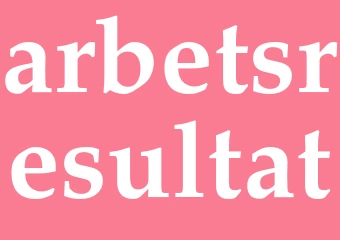 Synonym arbetsresultat