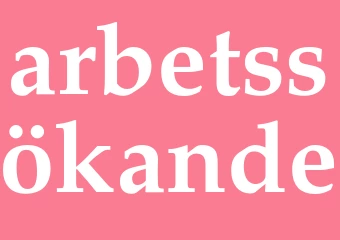 Synonym arbetssökande