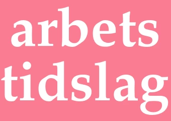 Synonym arbetstidslag