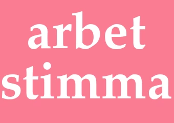 Synonym arbetstimma