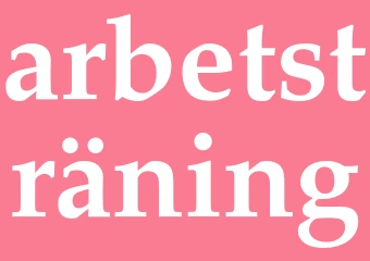 Synonym arbetsträning