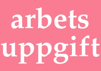 Synonym arbetsuppgift