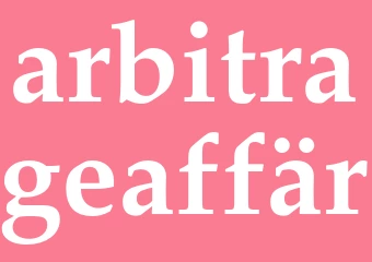 Synonym arbitrageaffär