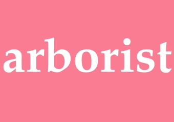 Synonym arborist