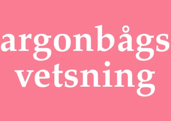 Synonym argonbågsvetsning