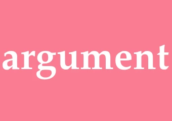 Synonym argument