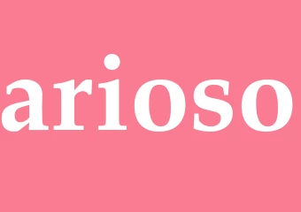 Synonym arioso