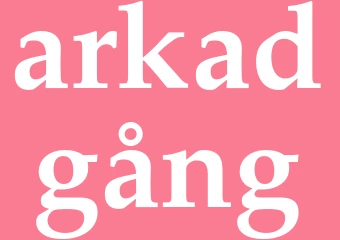 Synonym arkadgång