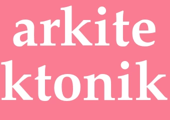 Synonym arkitektonik