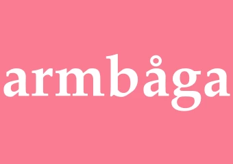 Synonym armbåga