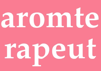 Synonym aromterapeut