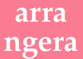 Synonym arrangera