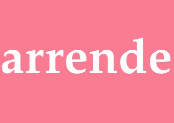 Synonym arrende