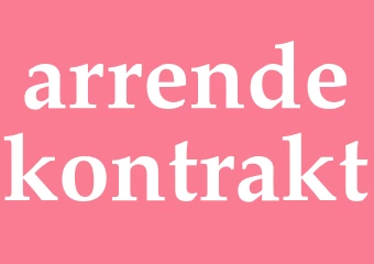 Synonym arrendekontrakt
