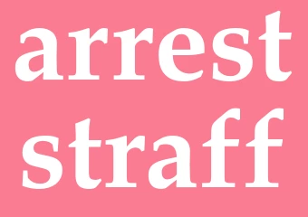 Synonym arreststraff