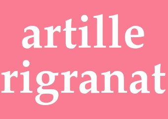 Synonym artillerigranat