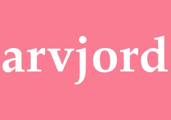 Synonym arvjord