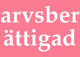 Synonym arvsberättigad