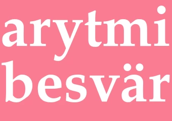 Synonym arytmibesvär