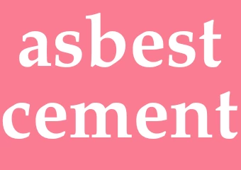 Synonym asbestcement