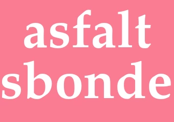 Synonym asfaltsbonde