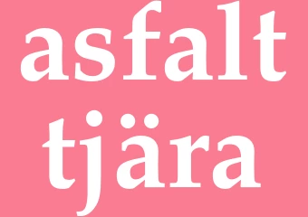 Synonym asfalttjära