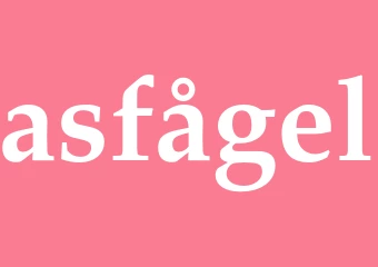 Synonym asfågel