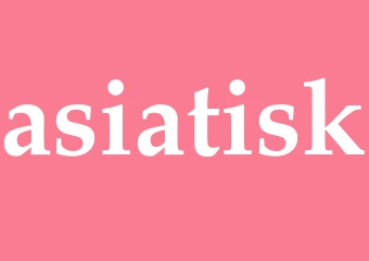 Synonym asiatisk