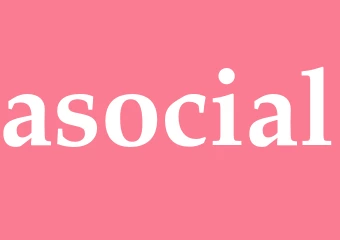 Synonym asocial