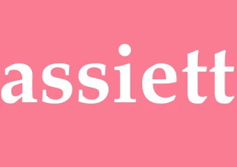 Synonym assiett