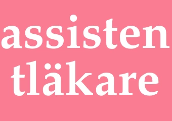 Synonym assistentläkare
