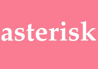 Synonym asterisk