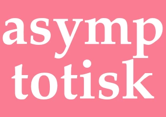 Synonym asymptotisk