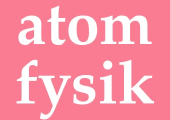 Synonym atomfysik