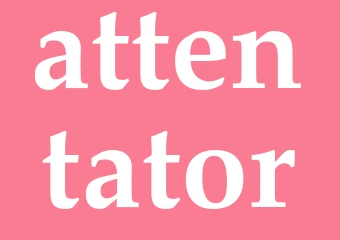 Synonym attentator