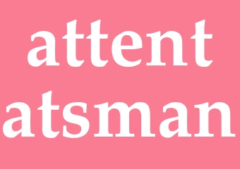 Synonym attentatsman