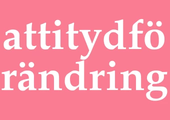 Synonym attitydförändring