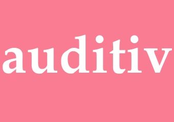 Synonym auditiv