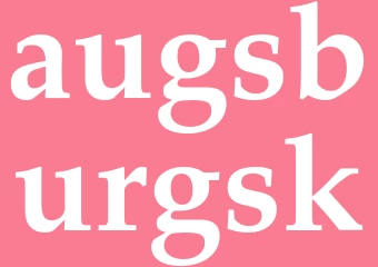 Synonym augsburgsk