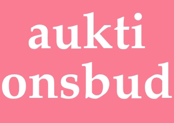 Synonym auktionsbud